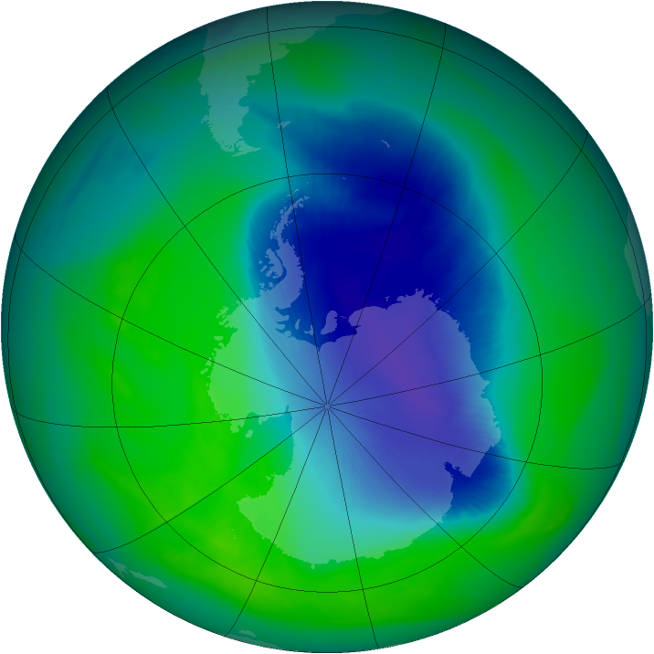 Ozone Map 2007-11-24
